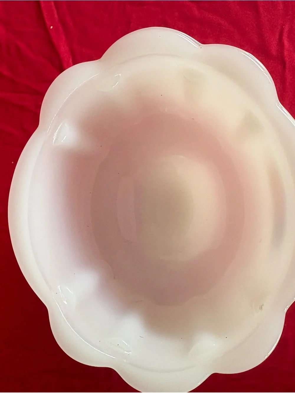 White Floral Pedestal Vase with Pink Rose Accent